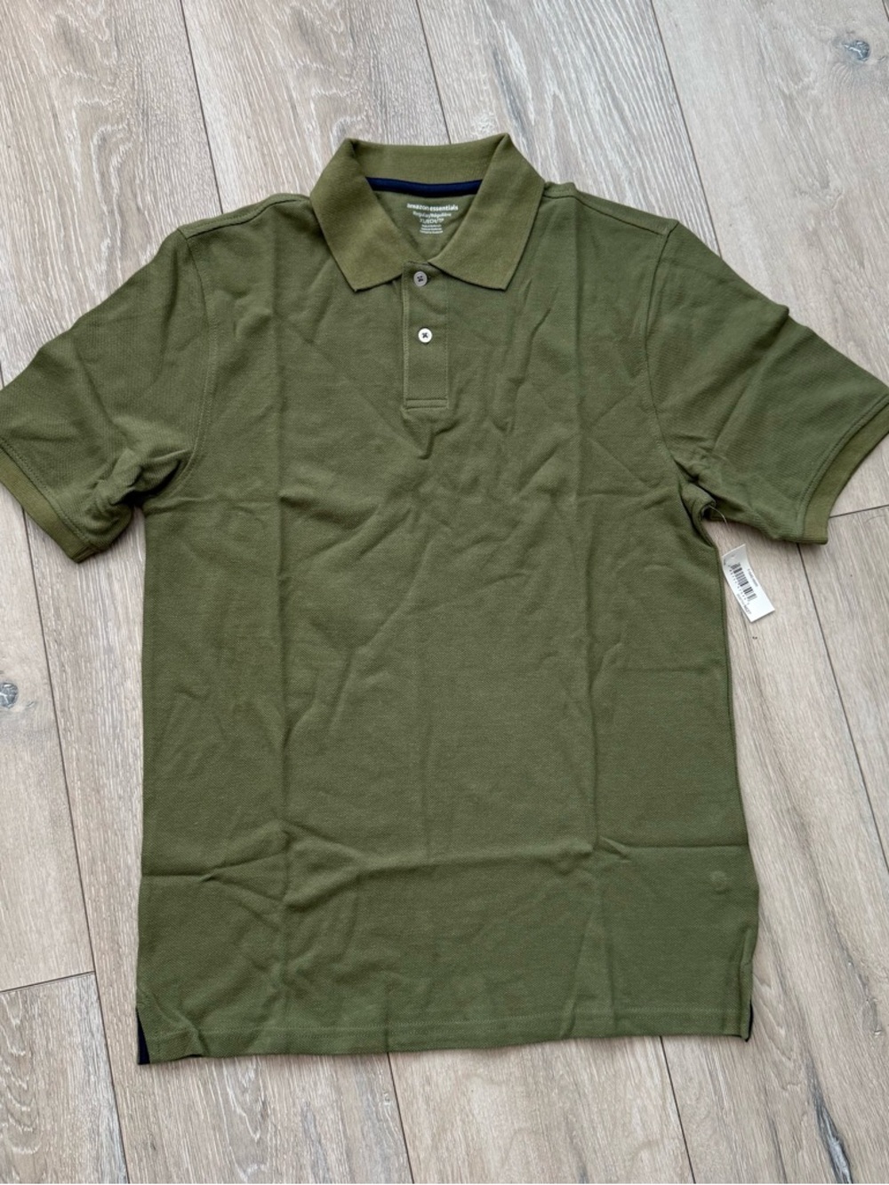 Amazon Essentials Olive Polo Shirt size XS